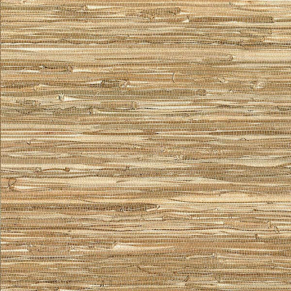 Kenneth James Meho Neutral Grasscloth Neutral Wallpaper Sample 2693 ...