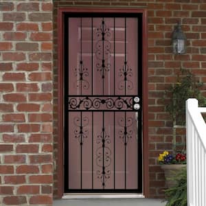 409 Series Spanish Lace Steel Prehung Security Door