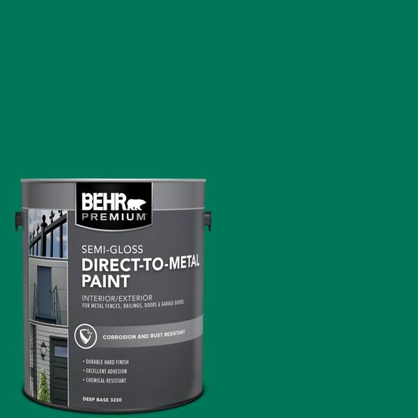 green metal paint