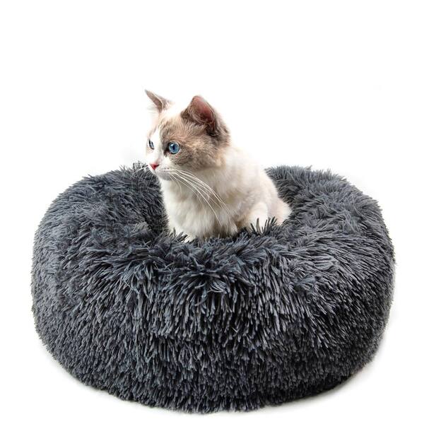 fuzzy dog bed