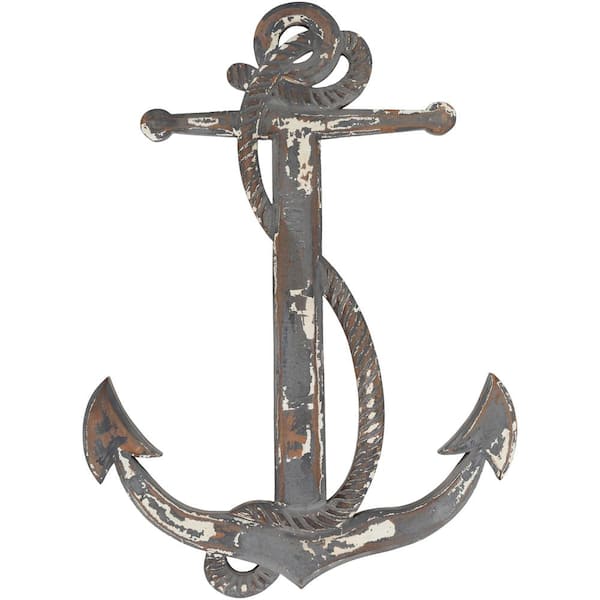 Livabliss Catalina Medium Grey 22 in. x 16 in. Wall Hanging
