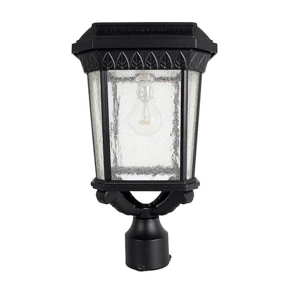 Fitter And Gs Solar Led Light Bulb, Outdoor Post Light Fixtures Black