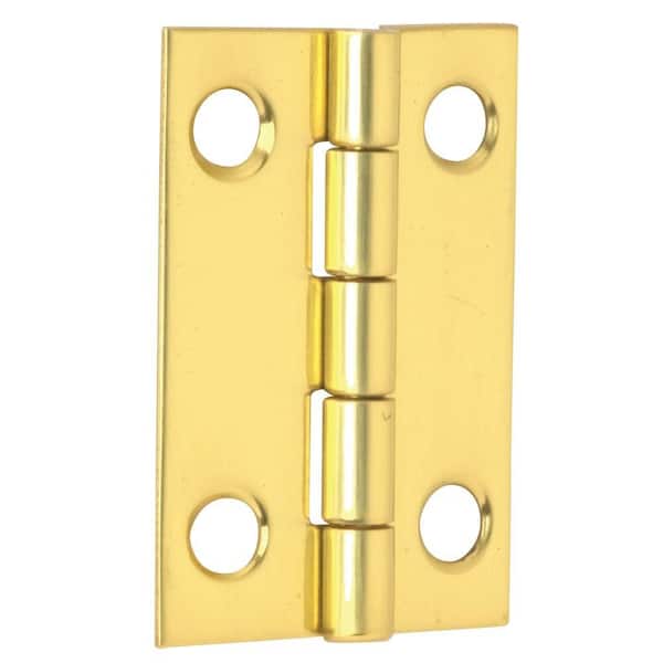 Schlage - 1-1/2 in. x 1 in. Solid Brass Mid Butt Hinge