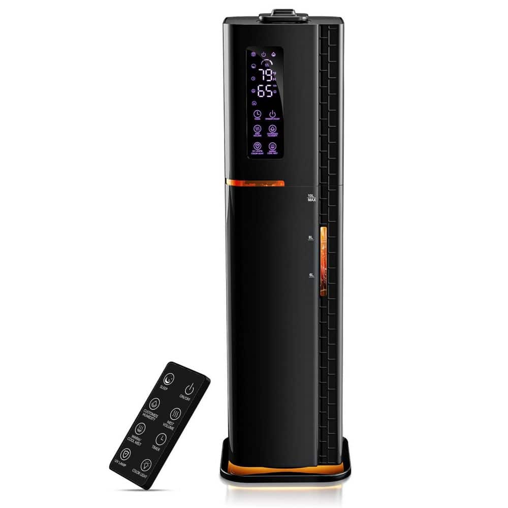 2.64 Gal Warm & Cool Mist Humidifier,Top Fill with Ambient Light,3 Mist Modes, 24H Timer,Quiet for Bedroom & Living Room price history on PriceWatchPro