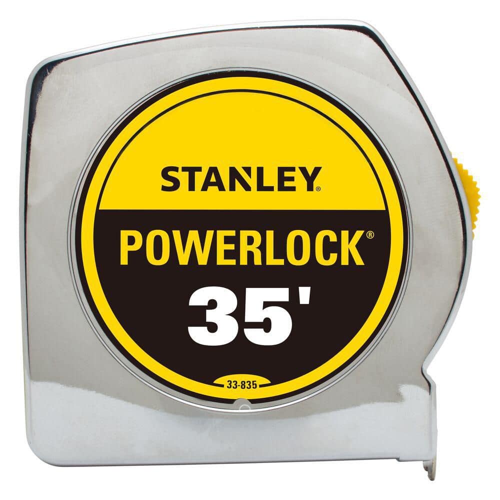 Stanley 35 ft. PowerLock Tape Measure 33-835T - The Home Depot
