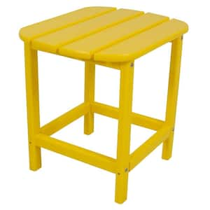 South Beach 18 in. Lemon Patio Side Table