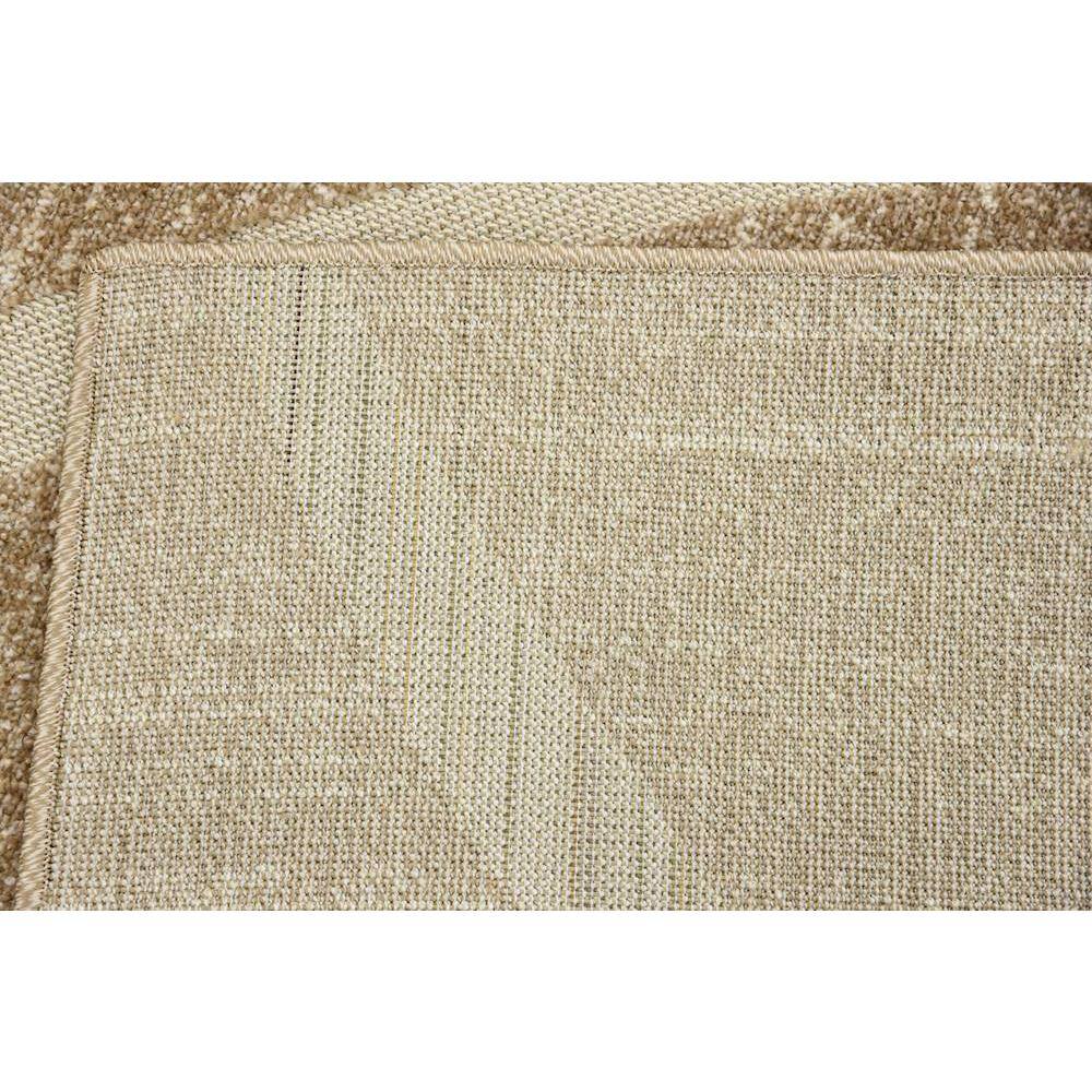 Easycare Abstract Synthetic 6' x 9' Outdoor Rug in Gray