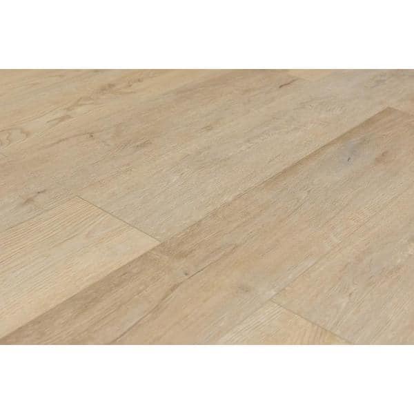 Meraki Opulent Beige 0.6 in. T x 1.8 in. W x 94.5 in. L Vinyl Reducer Molding