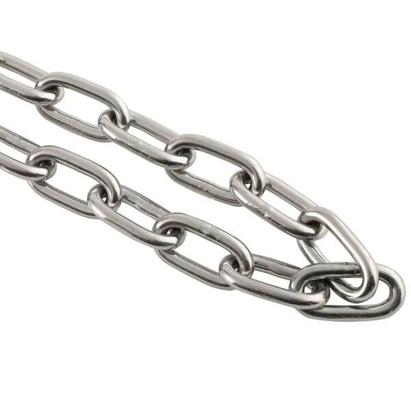 Everbilt 3/16 in. x 1 ft. Grade 30 Stainless Steel Proof Coil Chain 64746 -  The Home Depot