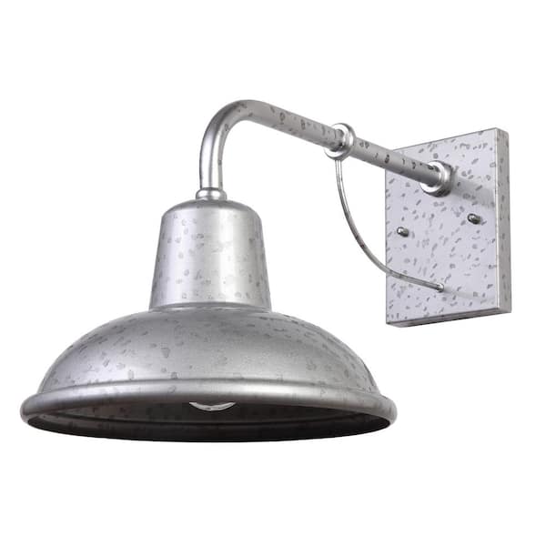 Unbranded Bronze Outdoor 10.3 in. Hardwired Barn Sconce with no Bulb Included