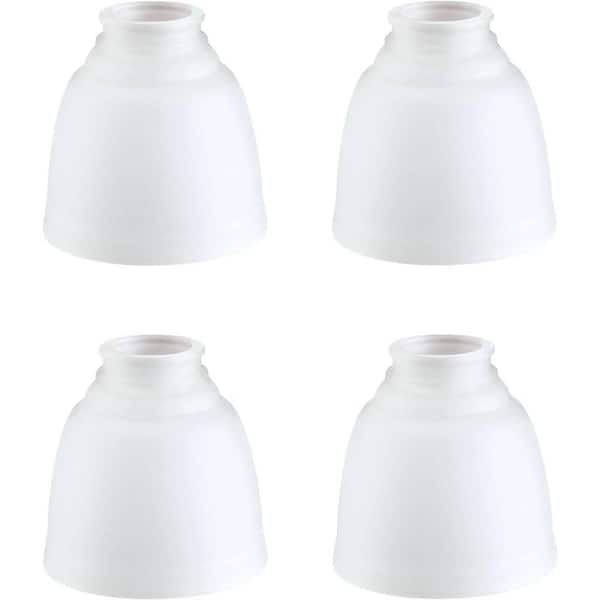 Unbranded 4PK-Lighting Accessory-Replacement Glass-Frosted, 2-1/8 in. Fitter, 4-3/4 in. Dia. x 4-3/4 in. H