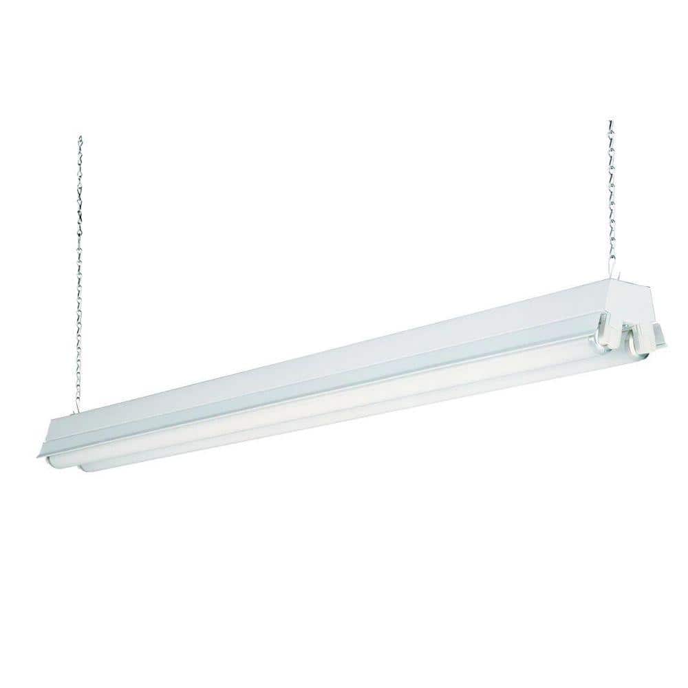 Lithonia Lighting 2-Light White T8 Fluorescent Residential