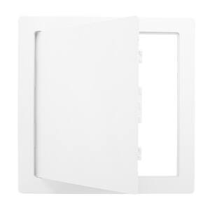 6 in. x 9 in. White Plastic Drywall Access Panel