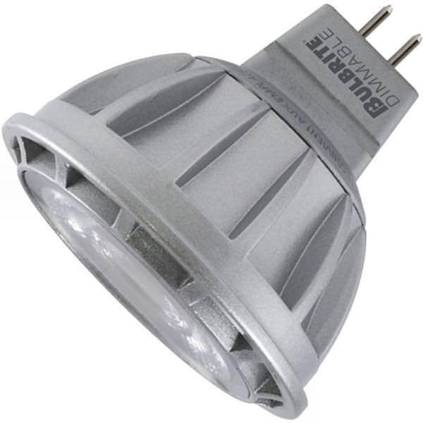 GU5.3 Bulbrite LED MR16 Dimmable Bi-Pin Base Narrow Flood Light Bulb 75 Watt Equivalent 2700K 1-Pack 