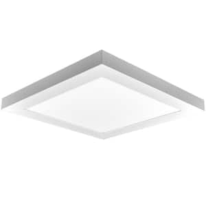 12 in. x 12 in. 1500 Lumens Integrated LED Panel Light 18-Watt 5 Color Selectable Damp Rated UL-Listed