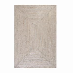 Kerala Ivory 3 x 5 ft. Jute Area Rug