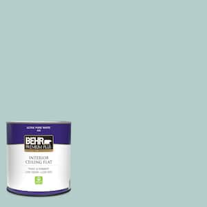 1 qt. #PPU13-15 Clear Pond Ceiling Flat Interior Paint