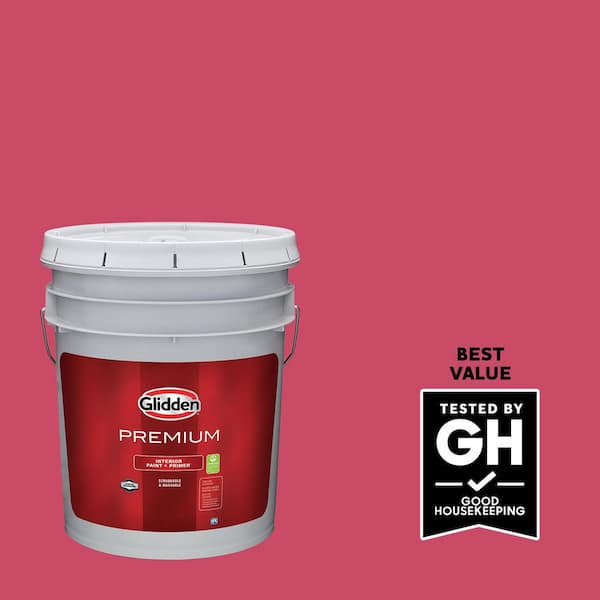 Glidden Premium 5 gal. PPG1184-7 California Wine Semi-Gloss Interior Latex Paint