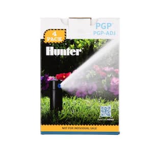 Pop-Up Rotary PGP Gear-Drive Rotor Sprinkler with 3-Gallon Per Minute Nozzle Pro (Pack 4)
