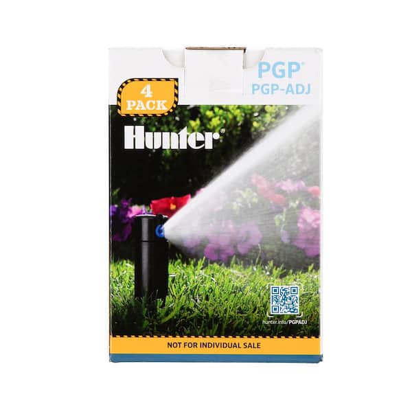 Hunter Industries Pop-Up Rotary PGP Gear-Drive Rotor Sprinkler with 3-Gallon Per Minute Nozzle Pro (Pack 4)