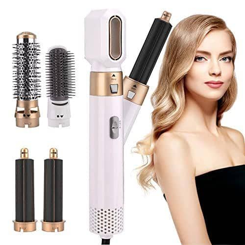 5-in1 hot air styler, curling premium hair protection with anti static  effect