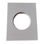 5/4 in. x 7-1/4 in. x 9-1/4 in White Smooth Artic R and R 4 in. Vent Block 4-1/4 in. Hole