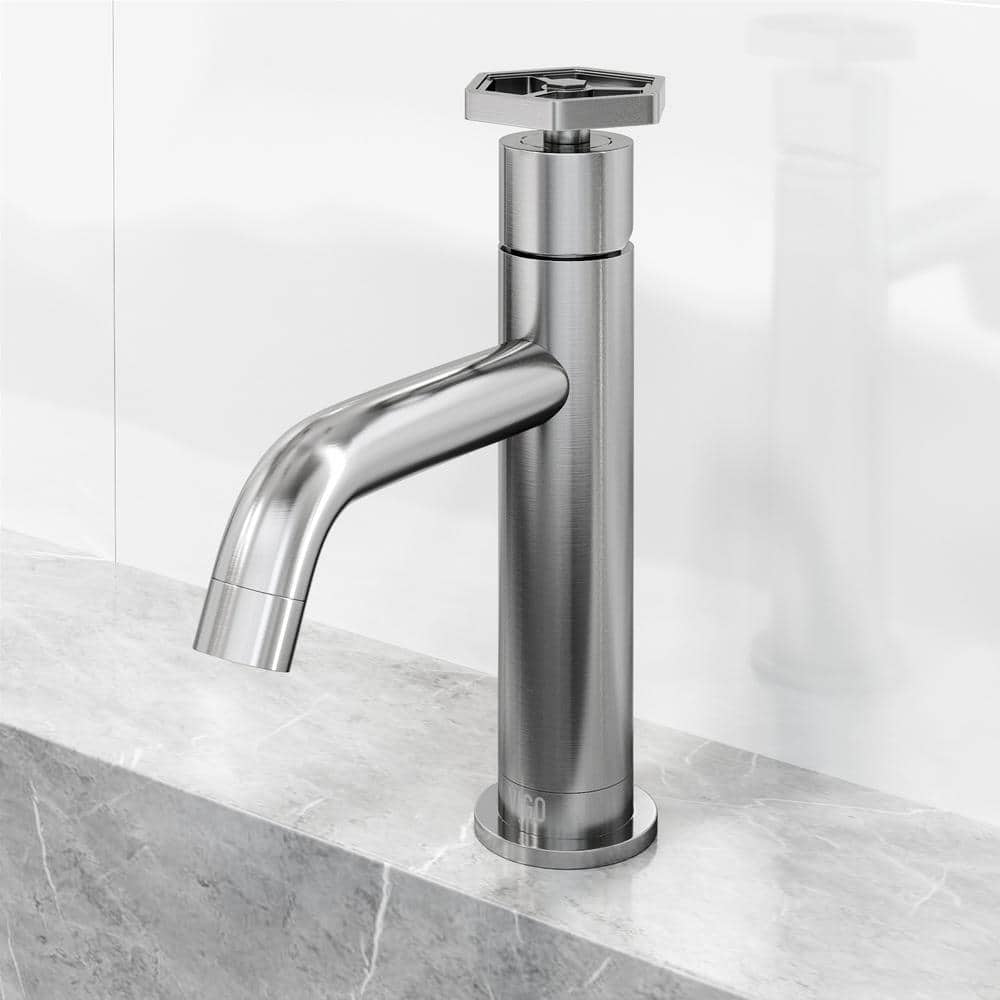 Ruxton Brushed Nickel Single Handle Bathroom Faucet