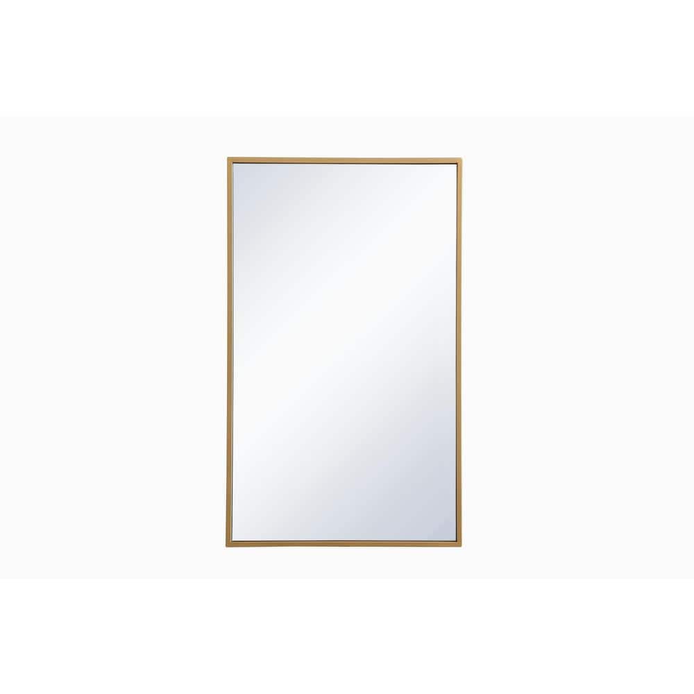 Timeless Home 17 in. W x 28 in. H Rectangular Medicine Cabinet Wall Mirror 
