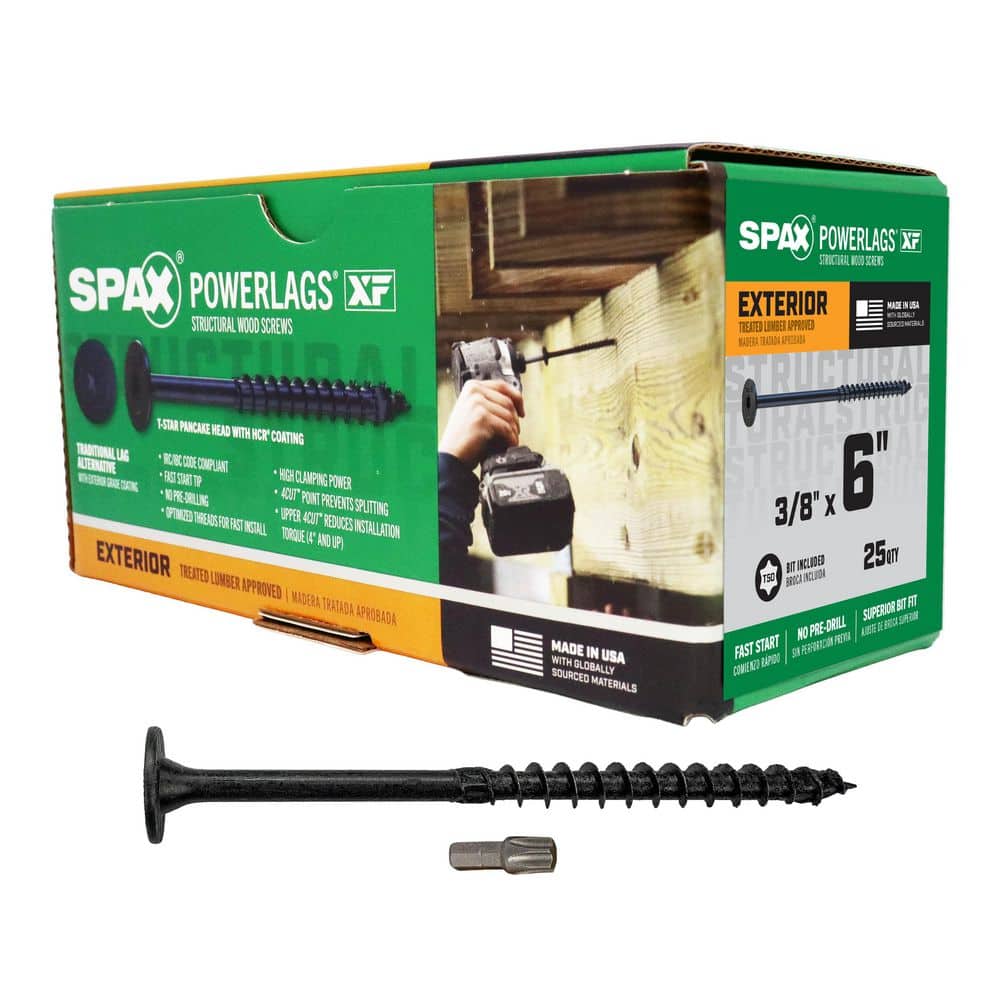 1/4 in. x 3-1/2 in. Powerlags Interior T40 T-Star Pancake Head Structural Wood Lag Screws (50 pcs) price history on PriceWatchPro
