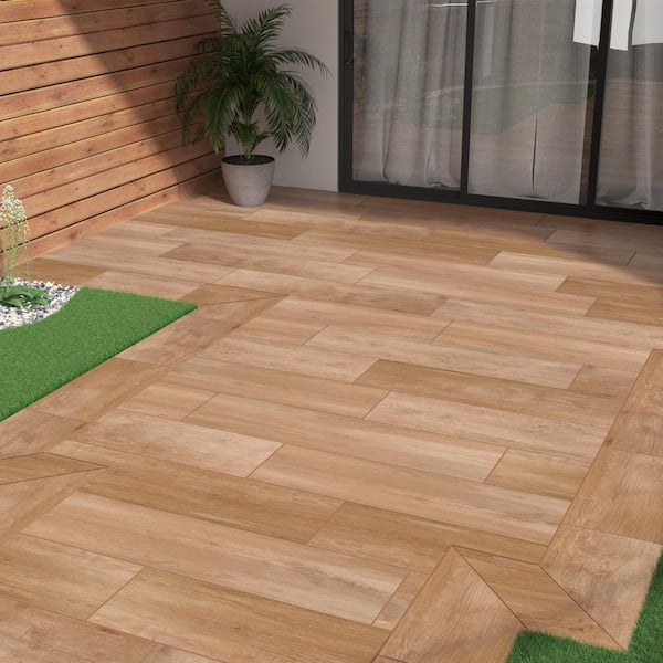 MSI Lucas Betulla 2 cm. x 12 in. x 48 in. Matte Porcelain Wood Look Paver Tile (56 sq. ft. / pallet)