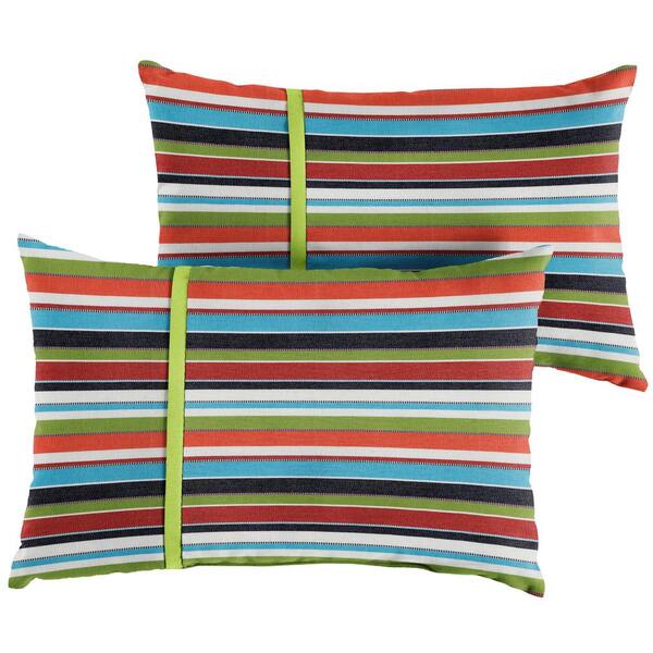 1101Design Sorra Home Sunbrella Colorful Stripe with Macaw Green