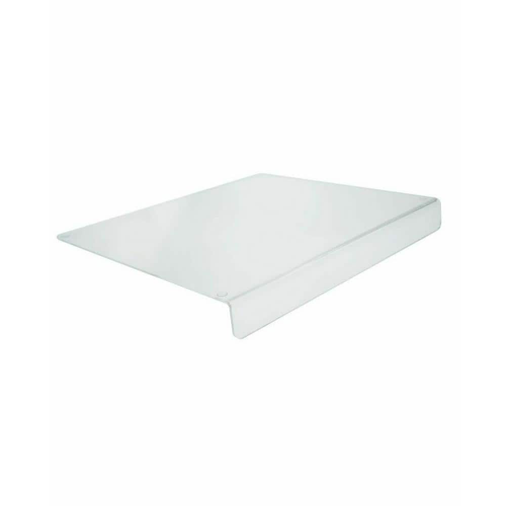 Acrylic Cutting Board with Counter Lip, 17 x 13 Inches Non Slip Clear  Acrylic Cutting Boards for Kitchen Counter, Upgraded Thicker Acrylic  Cutting