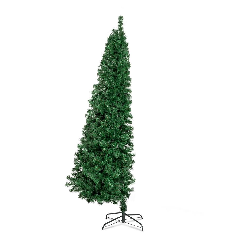 7 ft. Pre-Lit LED Artificial Half Christmas Tree Hinged with 230 LED Lights price history on PriceWatchPro
