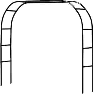 77 inch Metal Semicircular Garden Arch Trellis