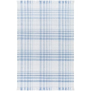 Amelle Medium Gray 8 ft. x 10 ft. Plaid Area Rug