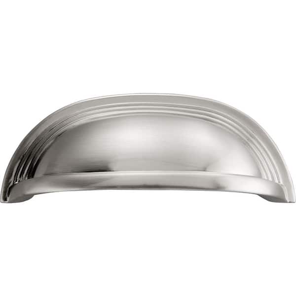 HICKORY HARDWARE Deco 96 mm Center-to-Center Satin Nickel Cup Pull