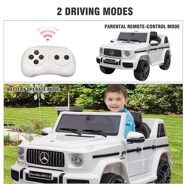 NEW WHITE CHILDRENS 4x4 SPORT STYLE 12V ELECTRIC KIDS CHILDS RIDE ON JEEP CAR 