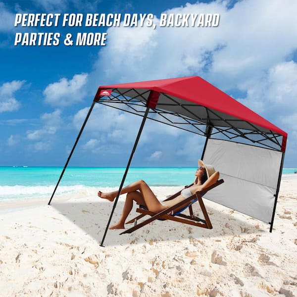 EAGLE PEAK Day Tripper 8 ft. x 8 ft. Slant Leg Lightweight Compact Portable Canopy