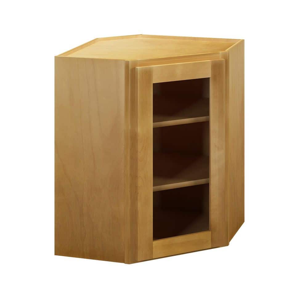 Aberdeen Recessed 27 in. W x 30 in. H x 15 in. D in Caramel Plywood Assembled Glass Door Fin Interior Corner Diagonal price history on PriceWatchPro