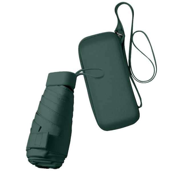 UV‑Blocking Compact 5.5 in. Mini Size Umbrella, Sun Parasol, Green, Lightweight Windproof Travel Purse Umbrella