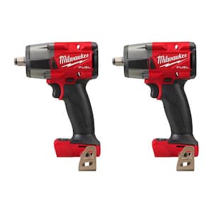 M18 FUEL Gen-2 18V Lithium-Ion Brushless Cordless Mid Torque 1/2 in. Impact Wrench w/FR (2-Tool)