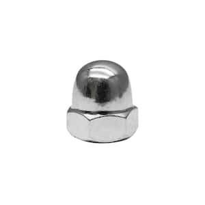 #10-24 Zinc Plated Cap Nut (4-Pack)