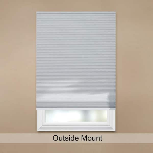 Home Decorators Collection Shadow White Cordless Blackout Cellular Shade 48 In W X L 10793478636471 - Home Decorators Cordless Cellular Shade Installation