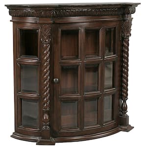 Cardington Square Brown Manor Curio Cabinet