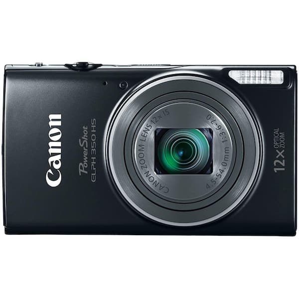 Canon PowerShot ELPH 350 HS 20.2MP Compact Camera - Black
