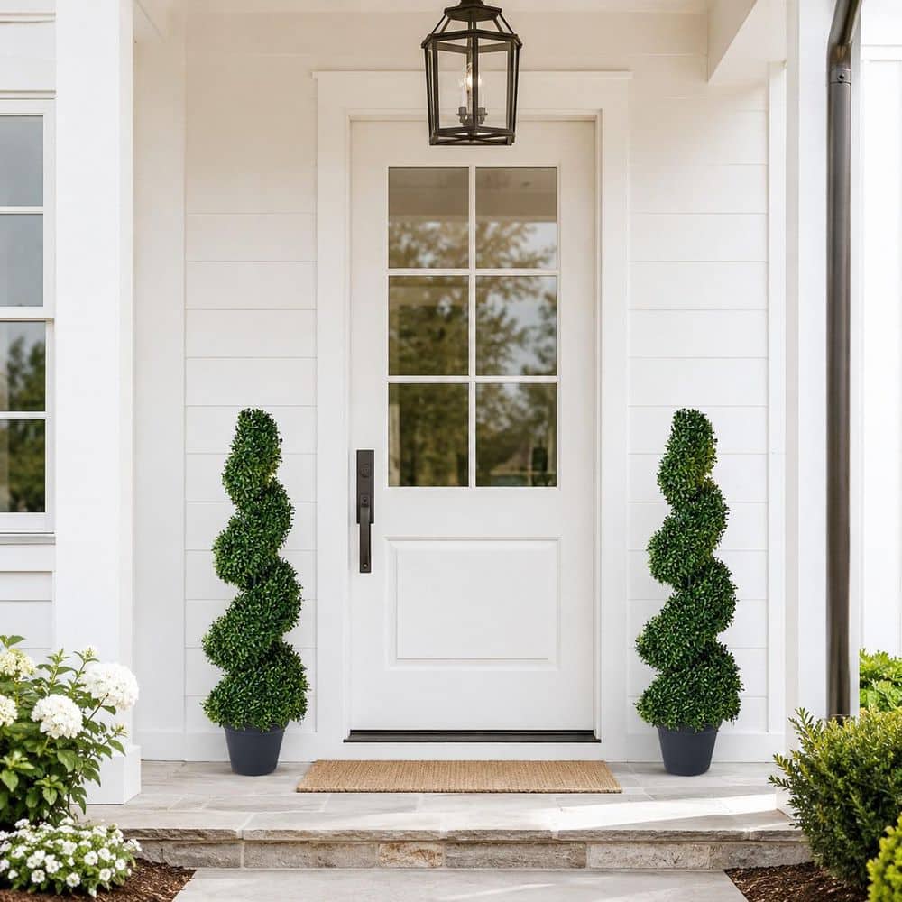 新品未開封　Brunt ガスホースライン 50cm OD オリーブカラー DR.Planzen 3 ft. Artificial Boxwood Spiral Topiary Trees Large