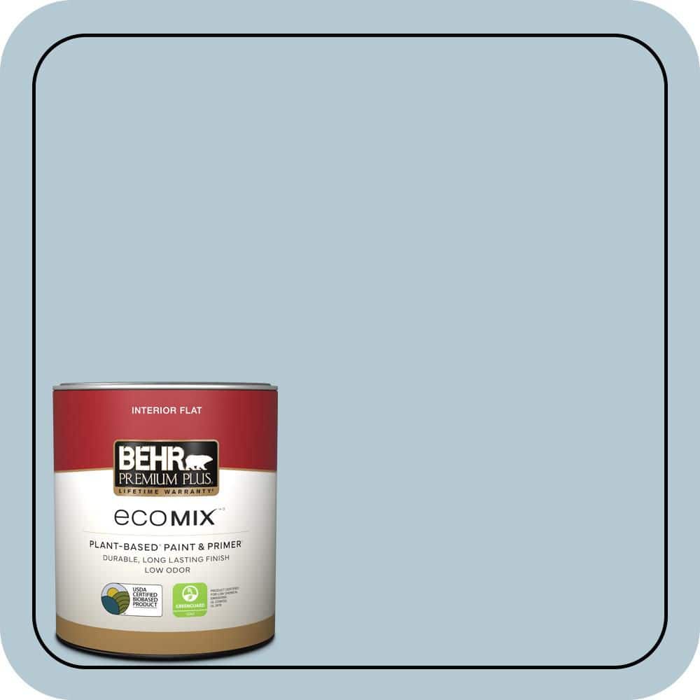 1 qt. Home Decorators #HDC-CT-16A English Hollyhock Flat EcoMix Plant-Based Interior Paint & Primer price history on PriceWatchPro