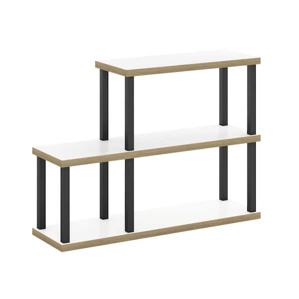 Furinno Turn-N-Tube 3-Tier Cube Ladder Shelf