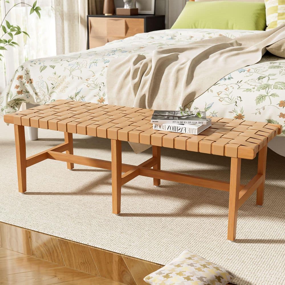 【sachi】WHITE_WOOD_BENCH Sachi Bench – Meadow Blu