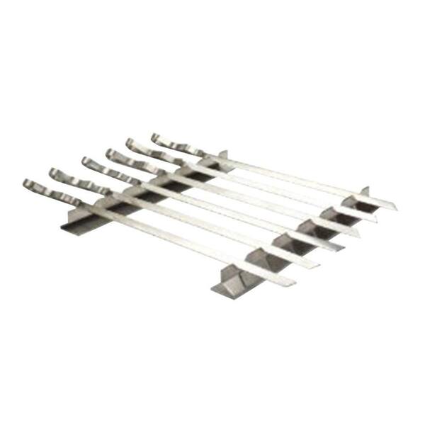 Steven Raichlen Stainless Steel Kabob Rack with 6-Skewers